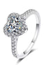 Lianna Heart Moissanite Ring