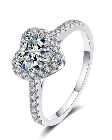 Lianna Heart Moissanite Ring