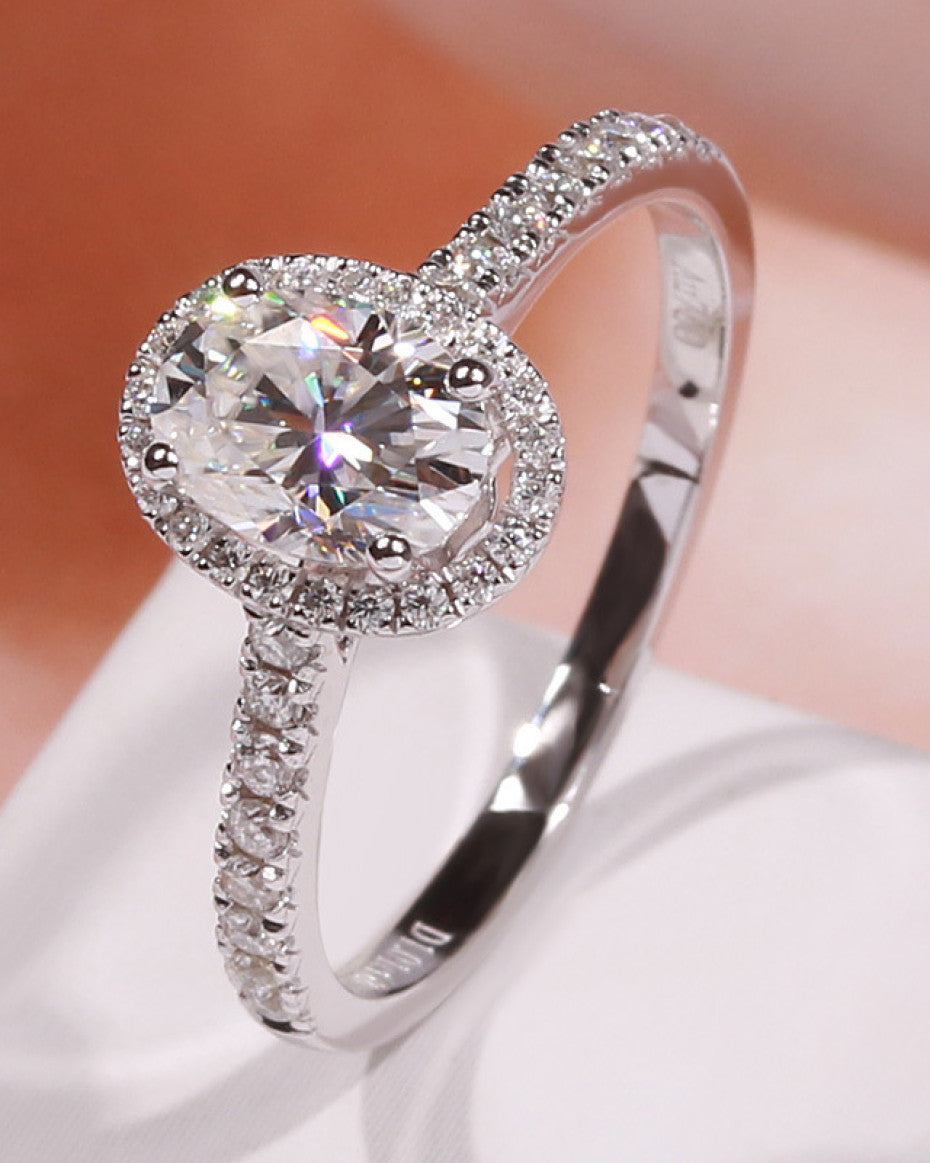 Grace Oval Moissanite Ring