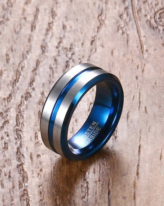 Derek Tungsten Wedding Band