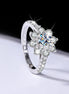 Sunflower Moissanite Ring
