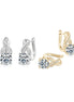 Infinity Moissanite Earrings Gold