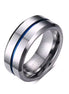 Vinny Tungsten Wedding Band