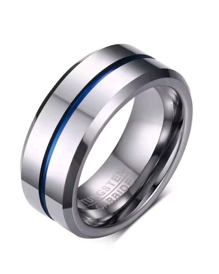 Vinny Tungsten Wedding Band