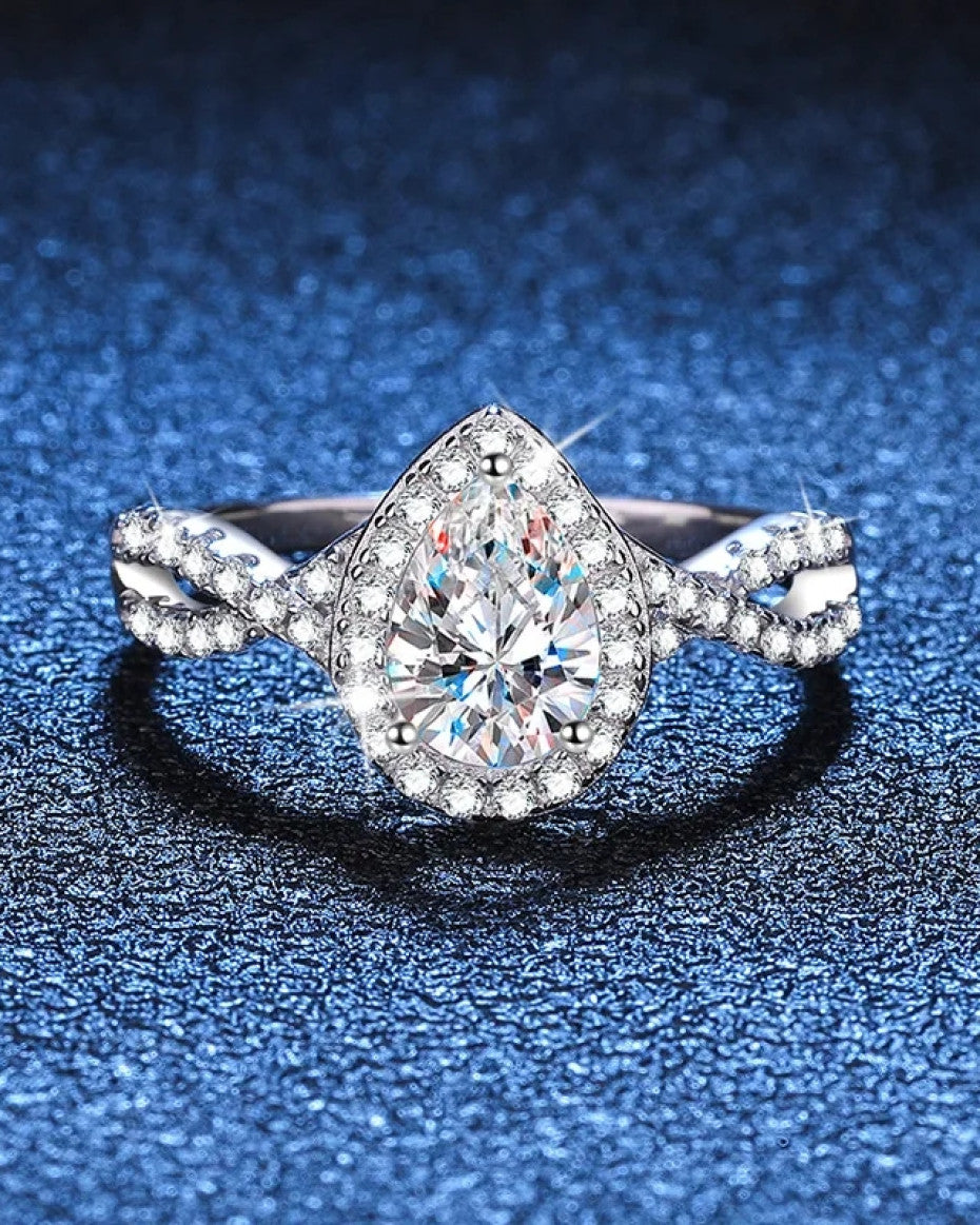 Paula Moissanite Engagement Ring