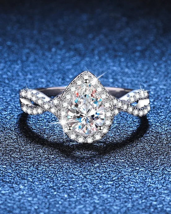 Paula Moissanite Engagement Ring