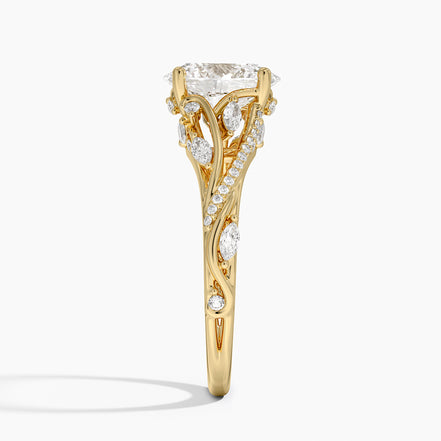 The Round Botanical Shoulder Ring