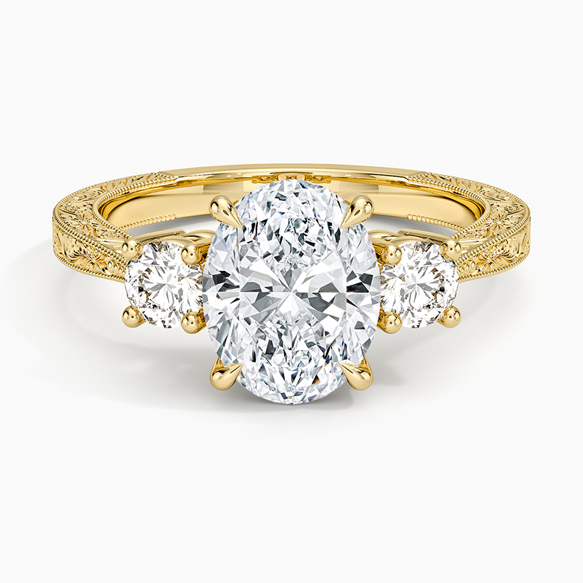 The Vintage Oval Cluster Ring