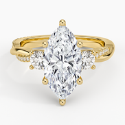 The Marquise Three-Stone Ring