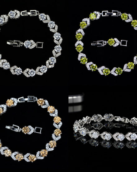 Luxe Fashion Bracelets Champagne/Brown