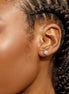 Moissanite Stud Earrings Silver