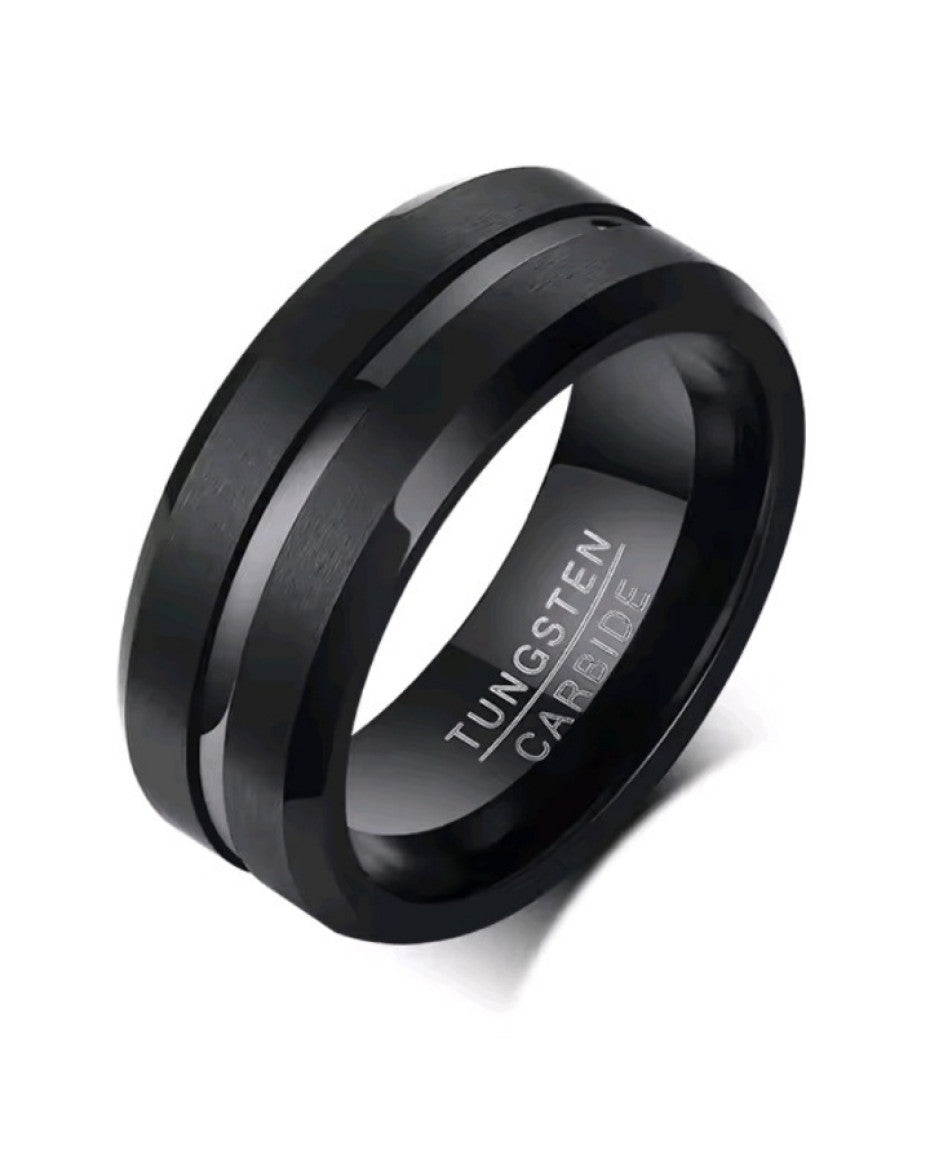 Moe Tungsten Wedding Band