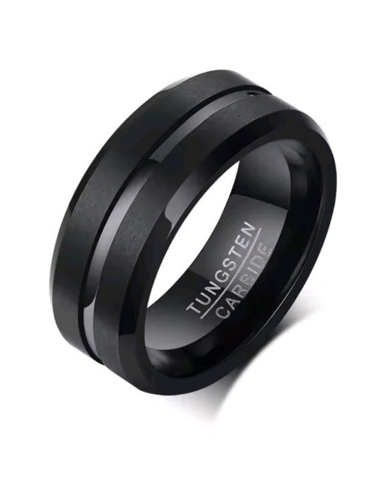Moe Tungsten Wedding Band