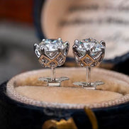 Classic Moissanite Stud Earrings