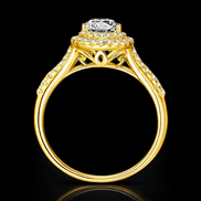 Jasmine Moissanite Engagement Ring