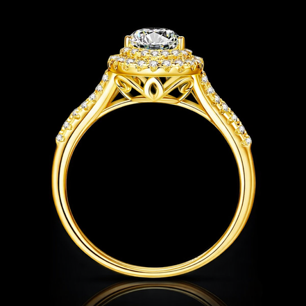 Jasmine Moissanite Engagement Ring