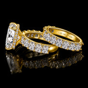 Valencia Radiant Moissanite Bridal Set
