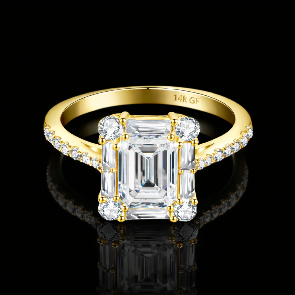 Serayah Radiant Moissanite Engagement Ring