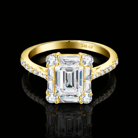 Serayah Radiant Moissanite Engagement Ring