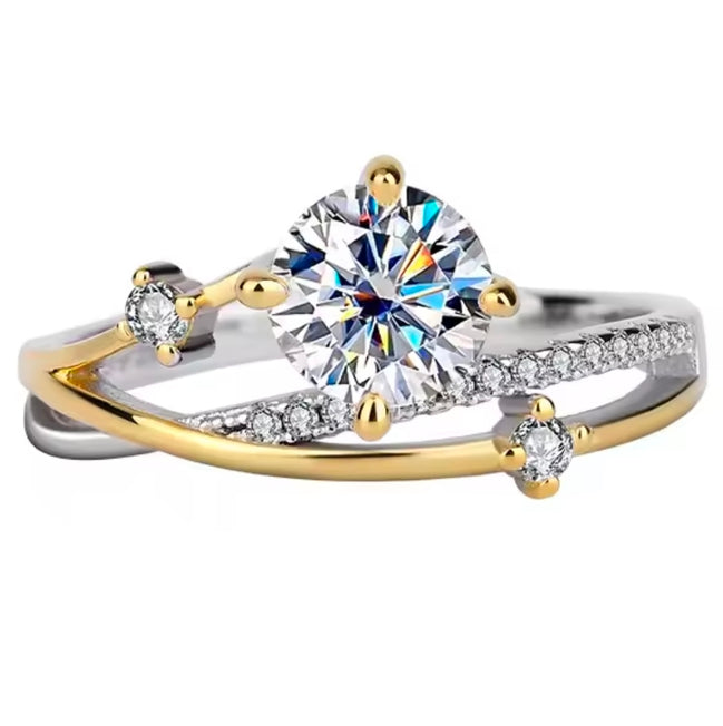 Aurora Solitaire Wrap Ring