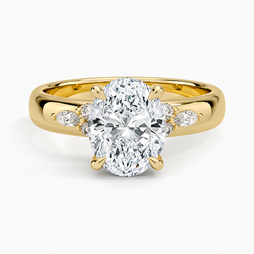 The Cushion Pavé Halo Ring