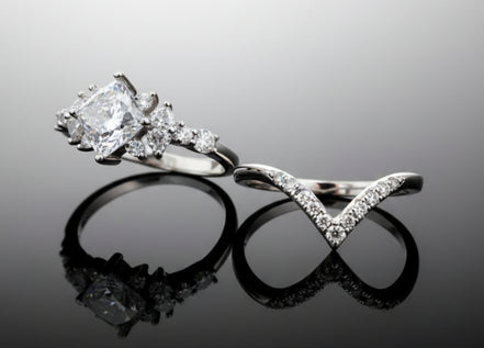 Clarity Princess-Cut Crown Ring