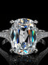 Imperial Cushion 10ct Moissanite Engagement Ring