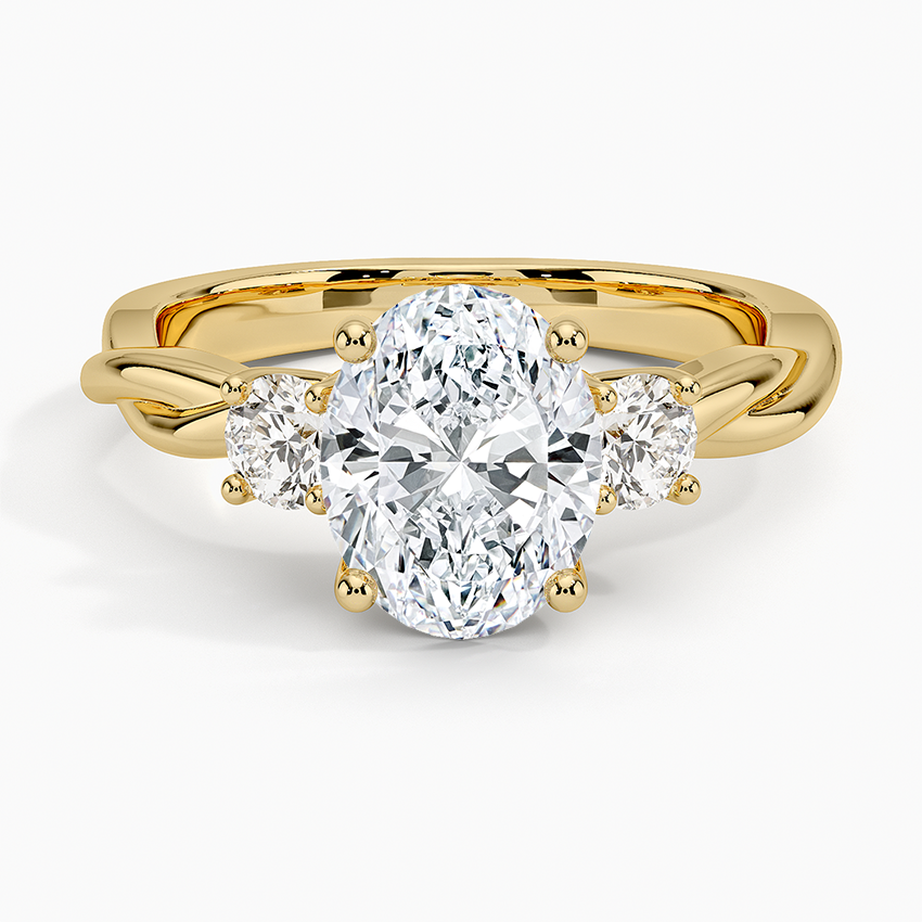 The Oval Double-Shoulder Ring