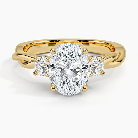 The Oval Double-Shoulder Ring