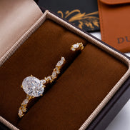 Aurielle Oval Moissanite Bridal Set