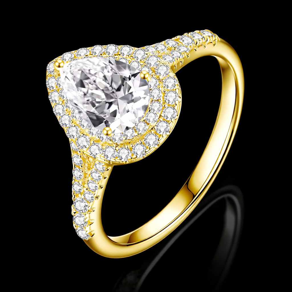 Jasmine Moissanite Engagement Ring