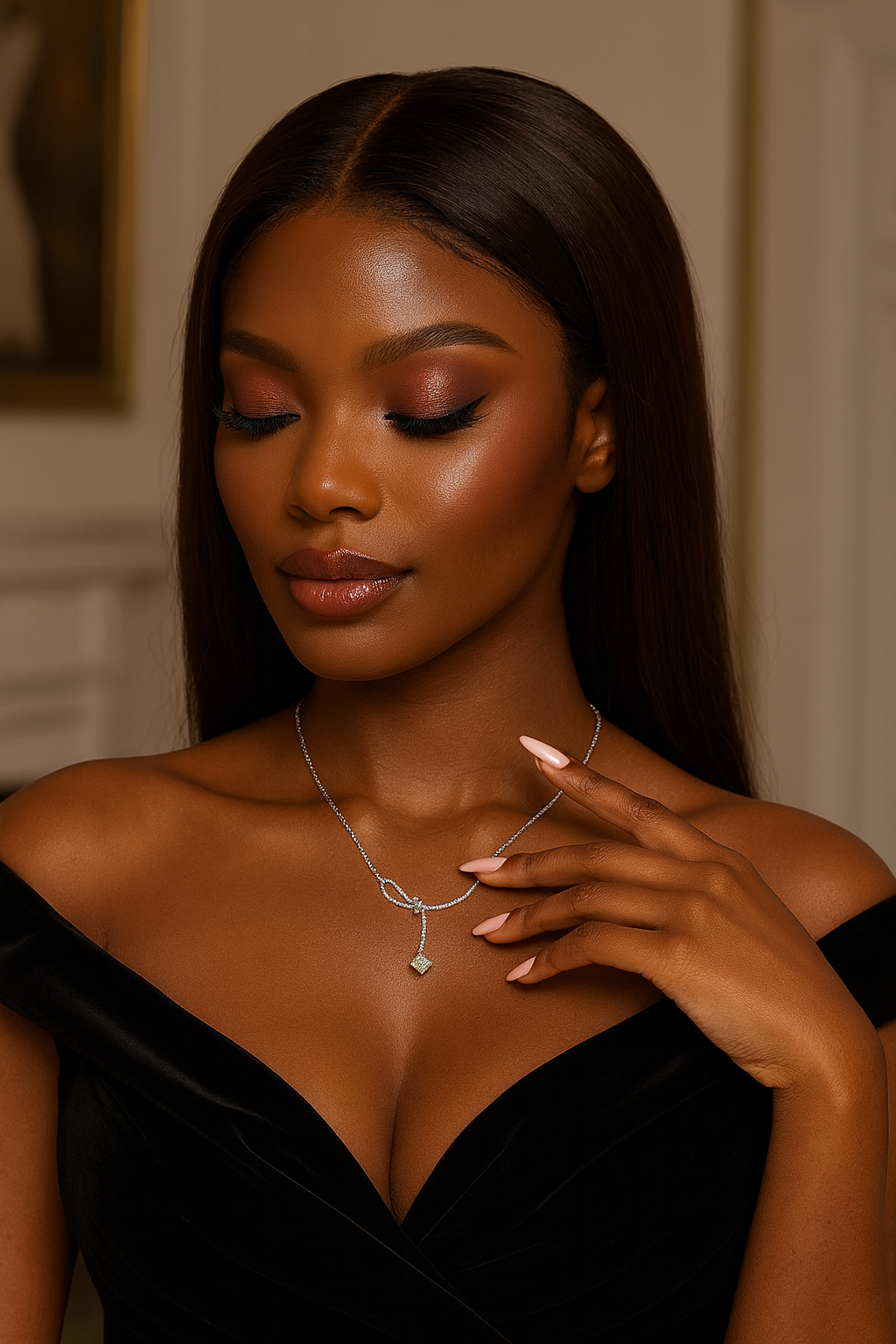 Liza Moissanite Necklace