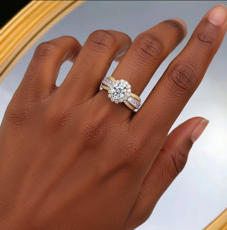 Aurelia Regal Halo Ring