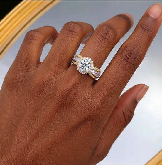 Aurelia Regal Halo Ring