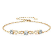Infinity Moissanite Bracelet