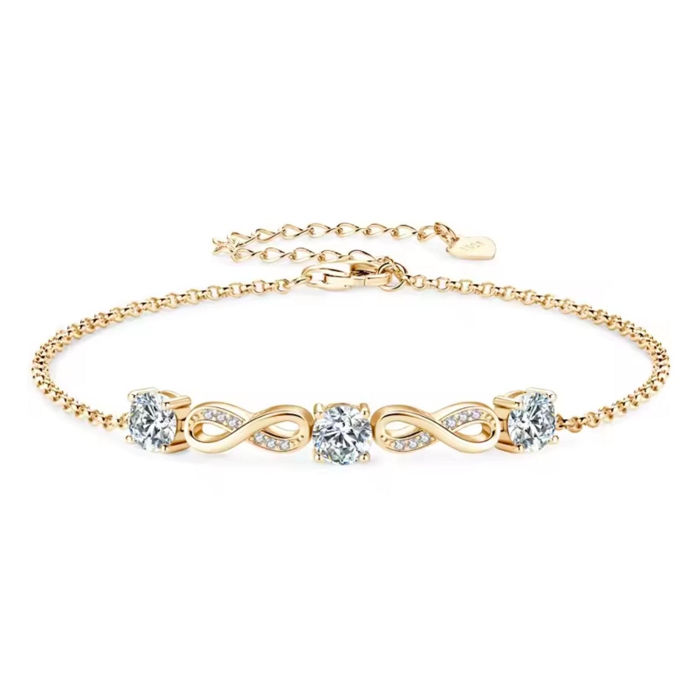Infinity Moissanite Bracelet