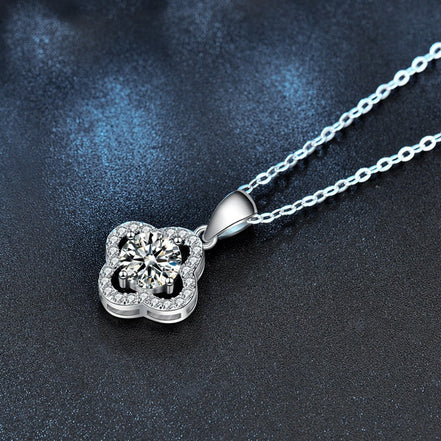 Clover Moissanite Necklace