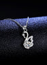 Dainty Swan Moissanite Necklace